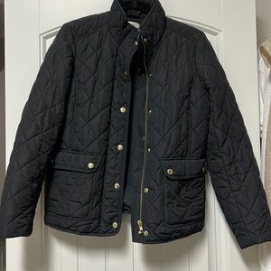 Black puff jacket